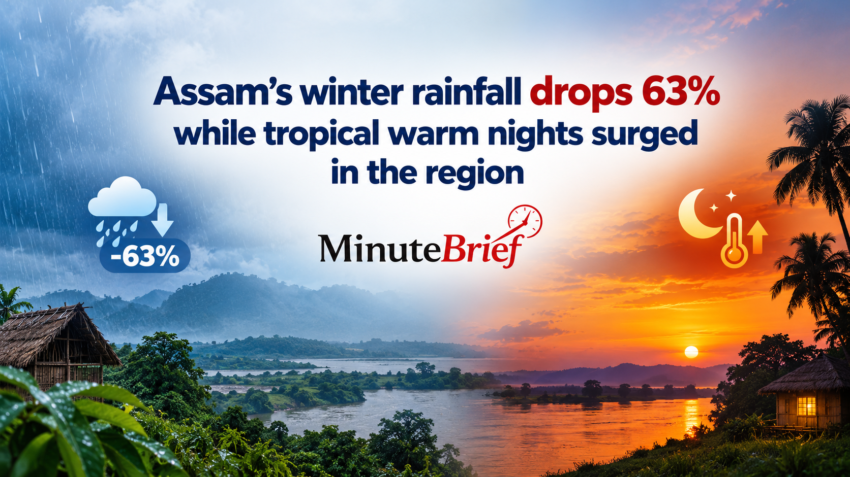 IMD Study Finds: Assam Experiences Significant Climate Shifts Over Four Decades With Declining Rainfall, Rising Nighttime Temperatures