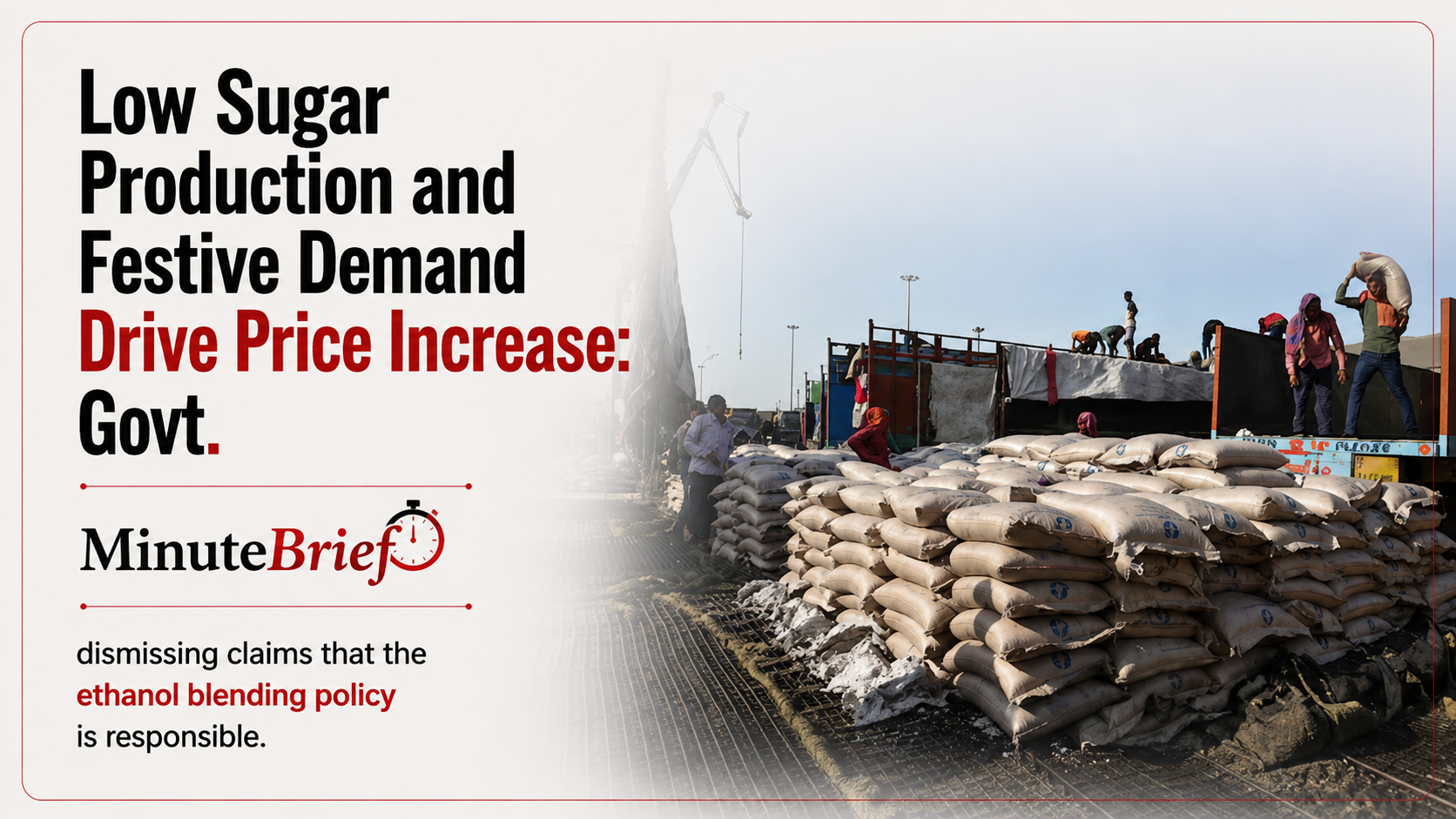 Low Sugar Production and Festive Demand Drive Price Increase: Govt