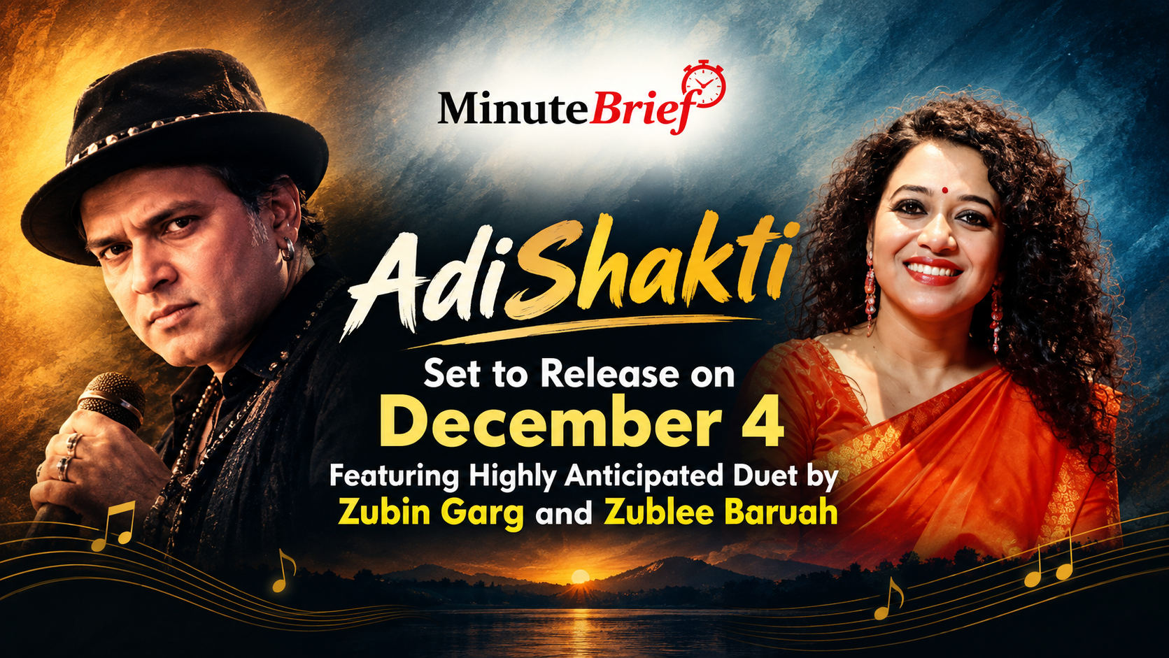 Adishakti” Gears Up for December 4 Release with Zubeen Garg & Zublee Baruah’s Much-Awaited Duet