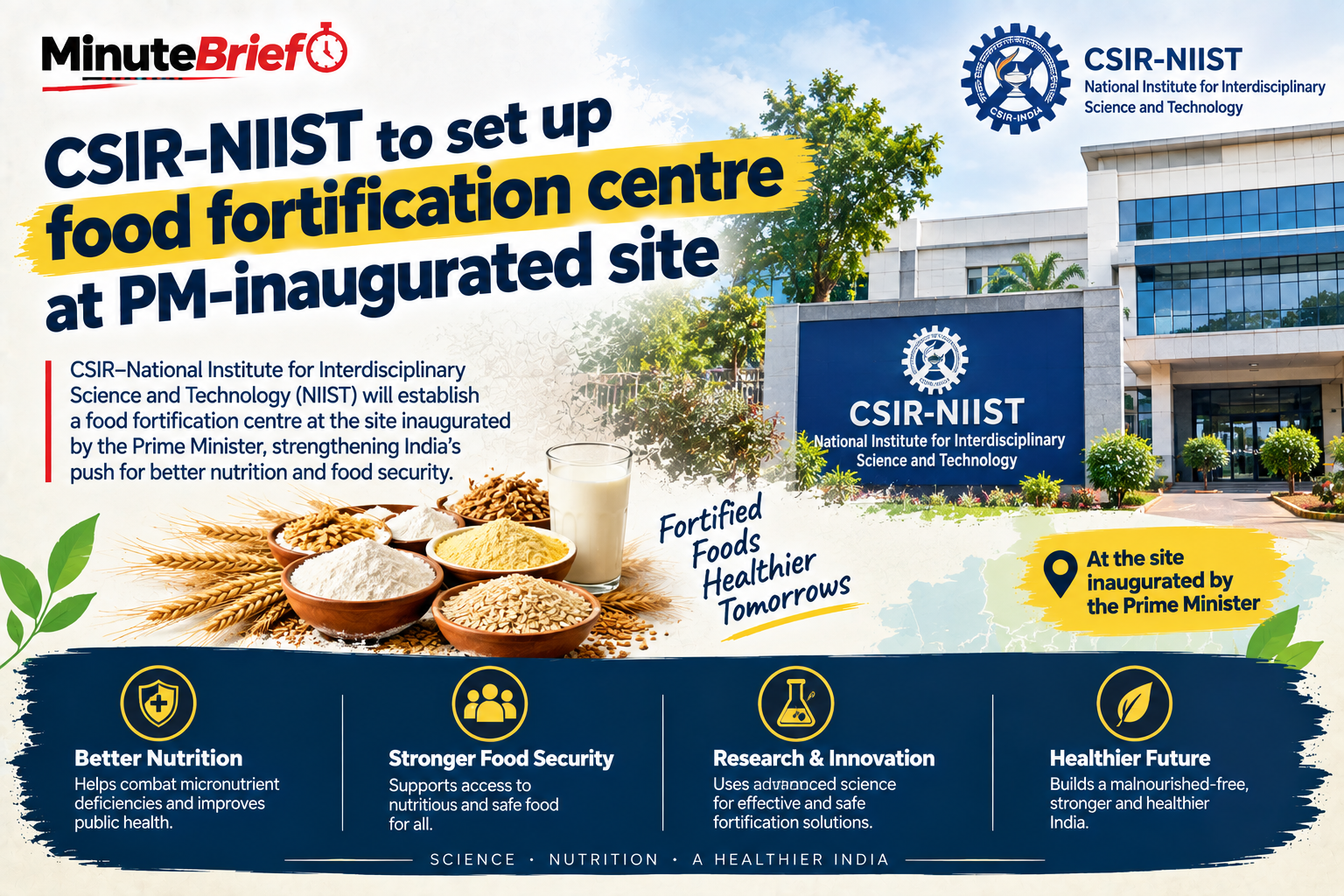 CSIR-NIIST to set up food fortification centre at PM-inaugurated site