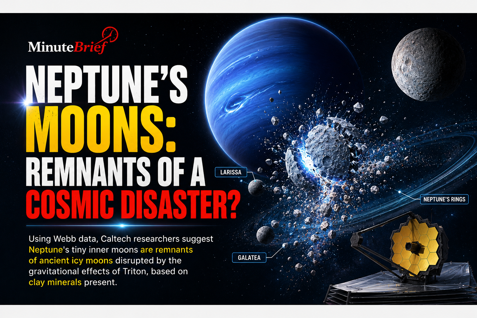 Neptune’s Moons: Remnants of a Cosmic Disaster?