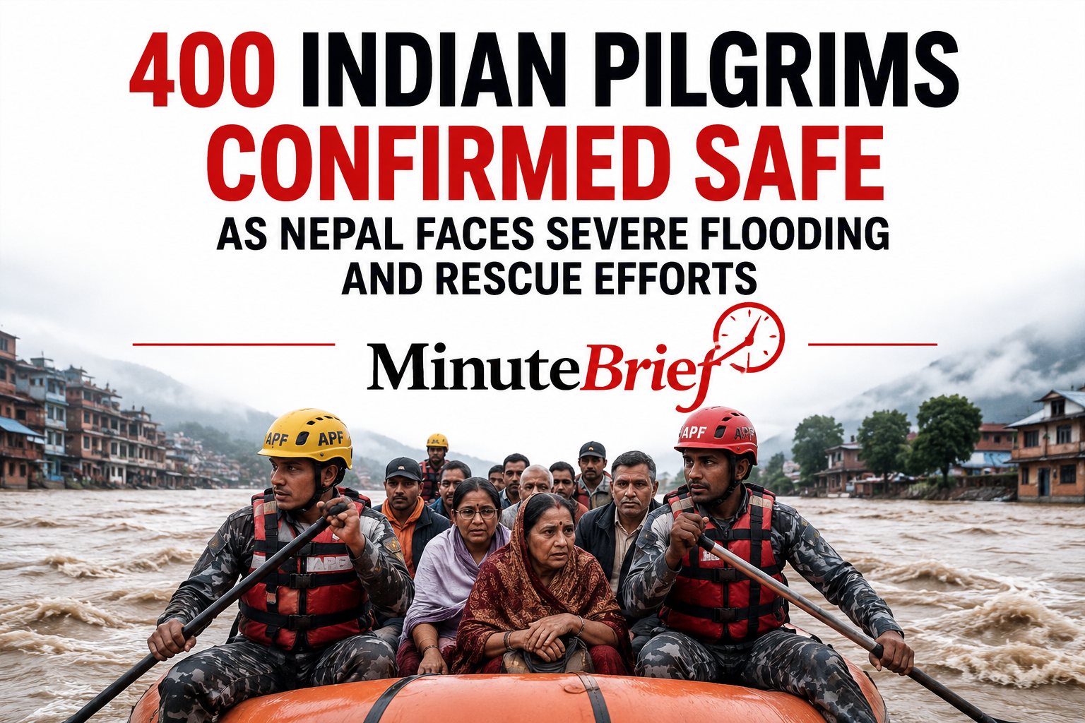 400 Indian Pilgrims Confirmed Safe as Nepal Faces Severe Flooding and Rescue Efforts