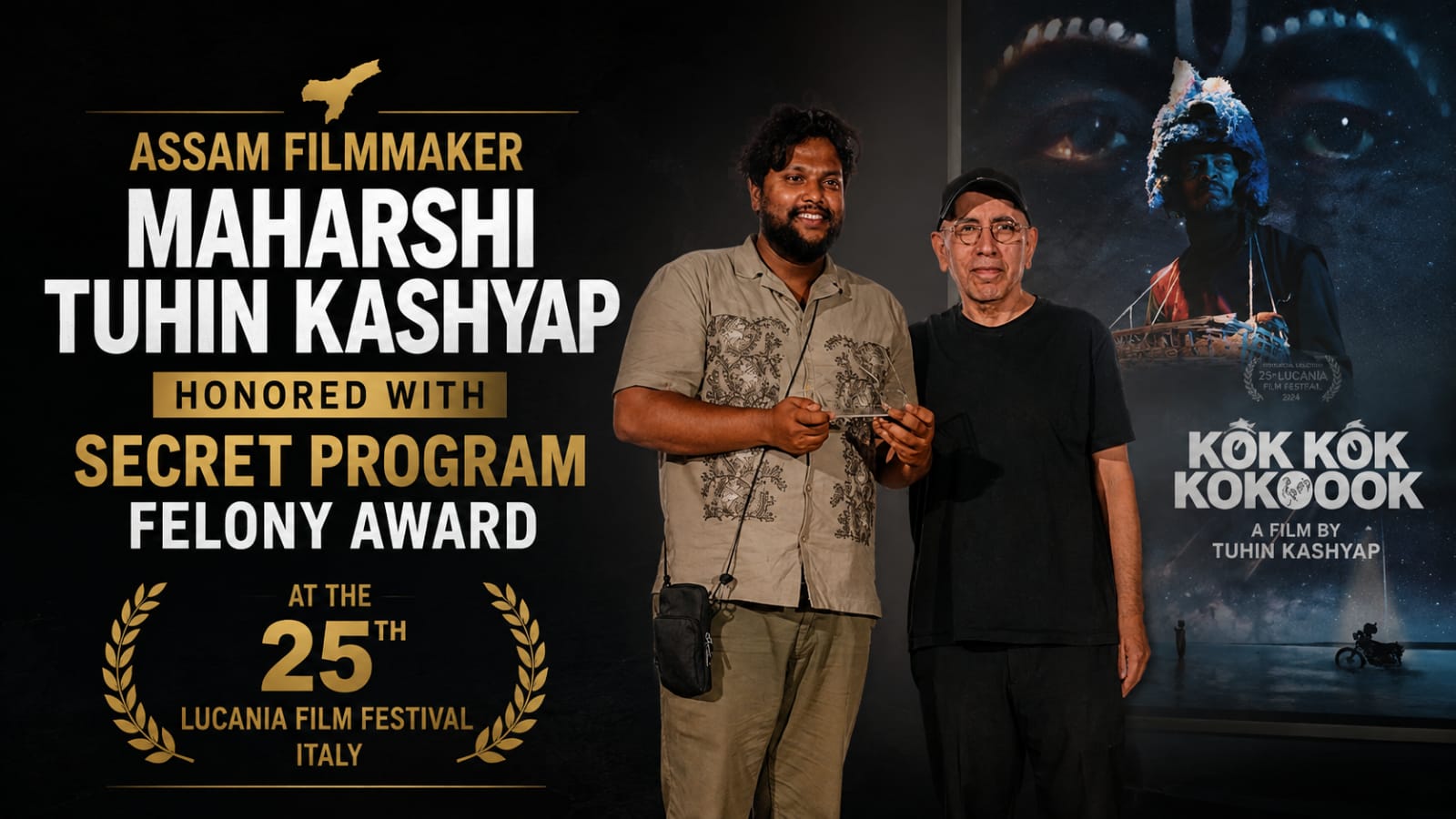 Assam Filmmaker Maharshi Tuhin Kashyap Wins Fellini Award in Italy