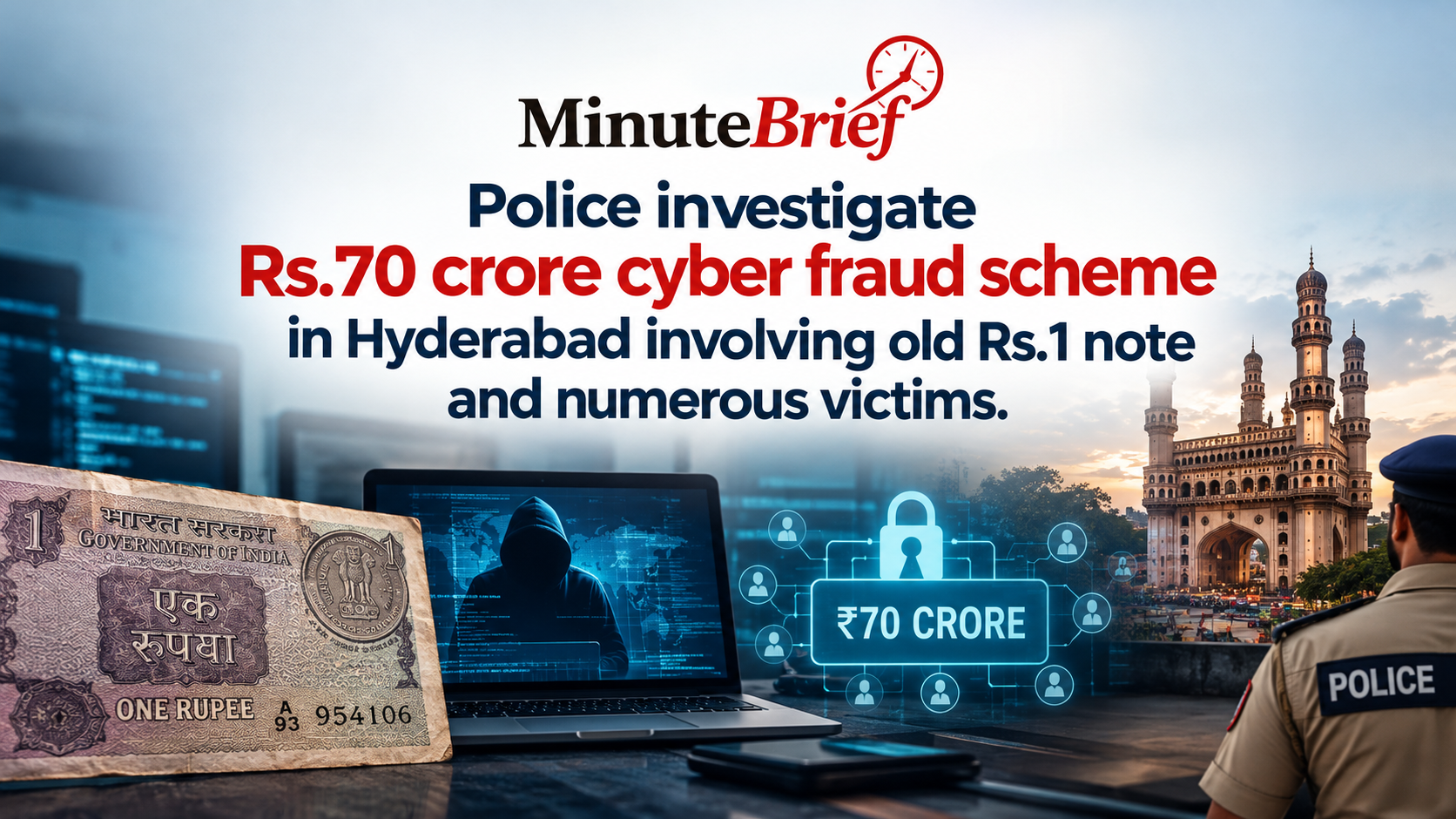 ₹70 Crore Cyber Fraud Case in Hyderabad Involves Extensive Mule Account System with Dozens of Individuals