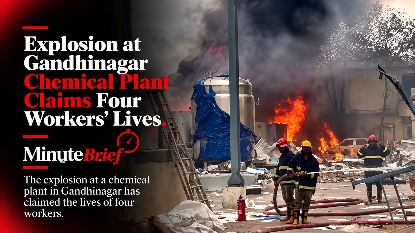 Explosion at Gandhinagar Chemical Plant Claims Four Workers' Lives