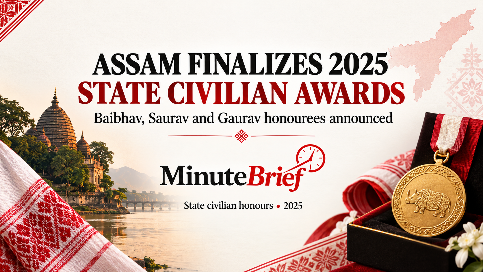 Assam Government Announces 2025 Civilian Awards Honouring 17 Leading Figures in Diverse Fields