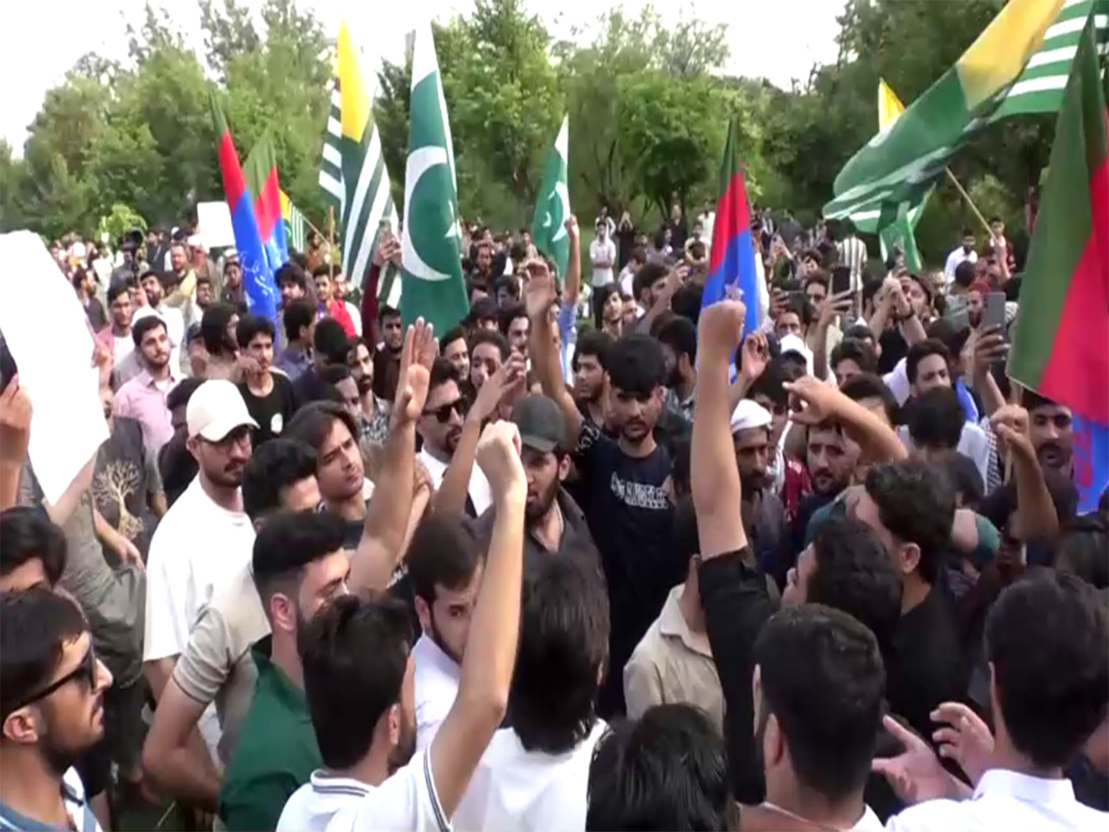 Islamabad Students Protest PoJK Unrest Demanding Dialogue