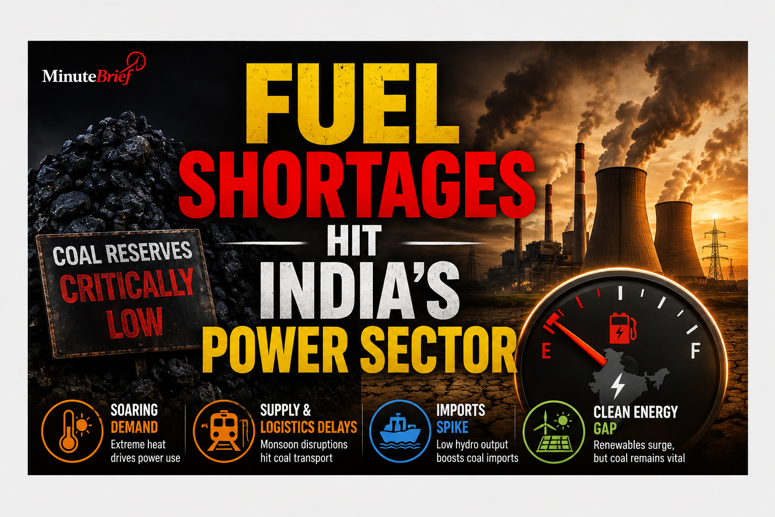 Fuel Shortages Hit India's Power Sector