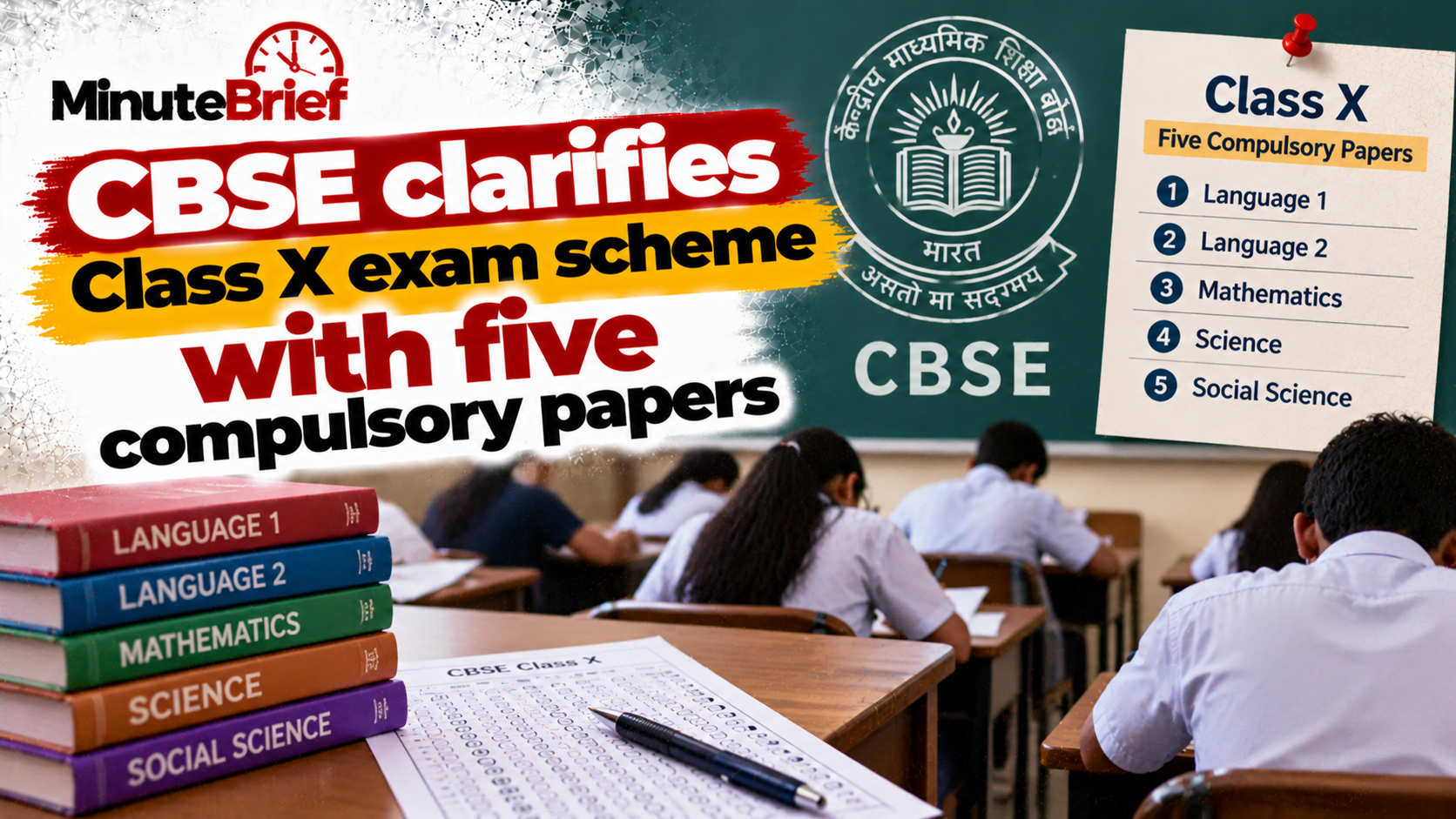 CBSE clarifies Class X exam scheme with five compulsory papers