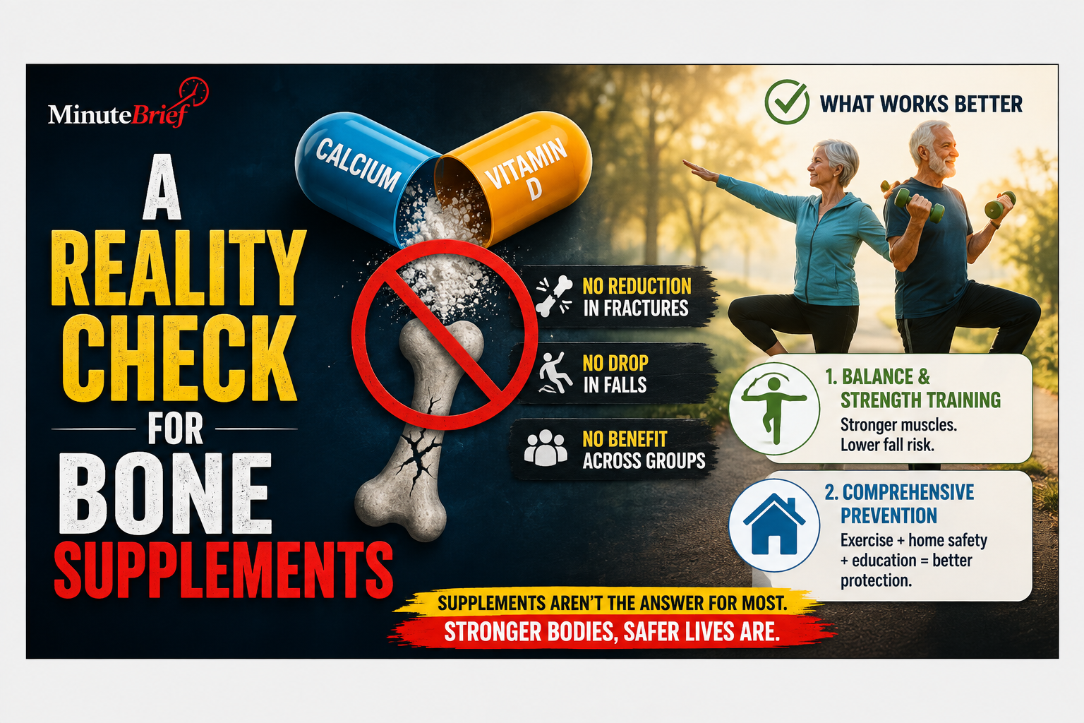 A Reality Check for Bone Supplements