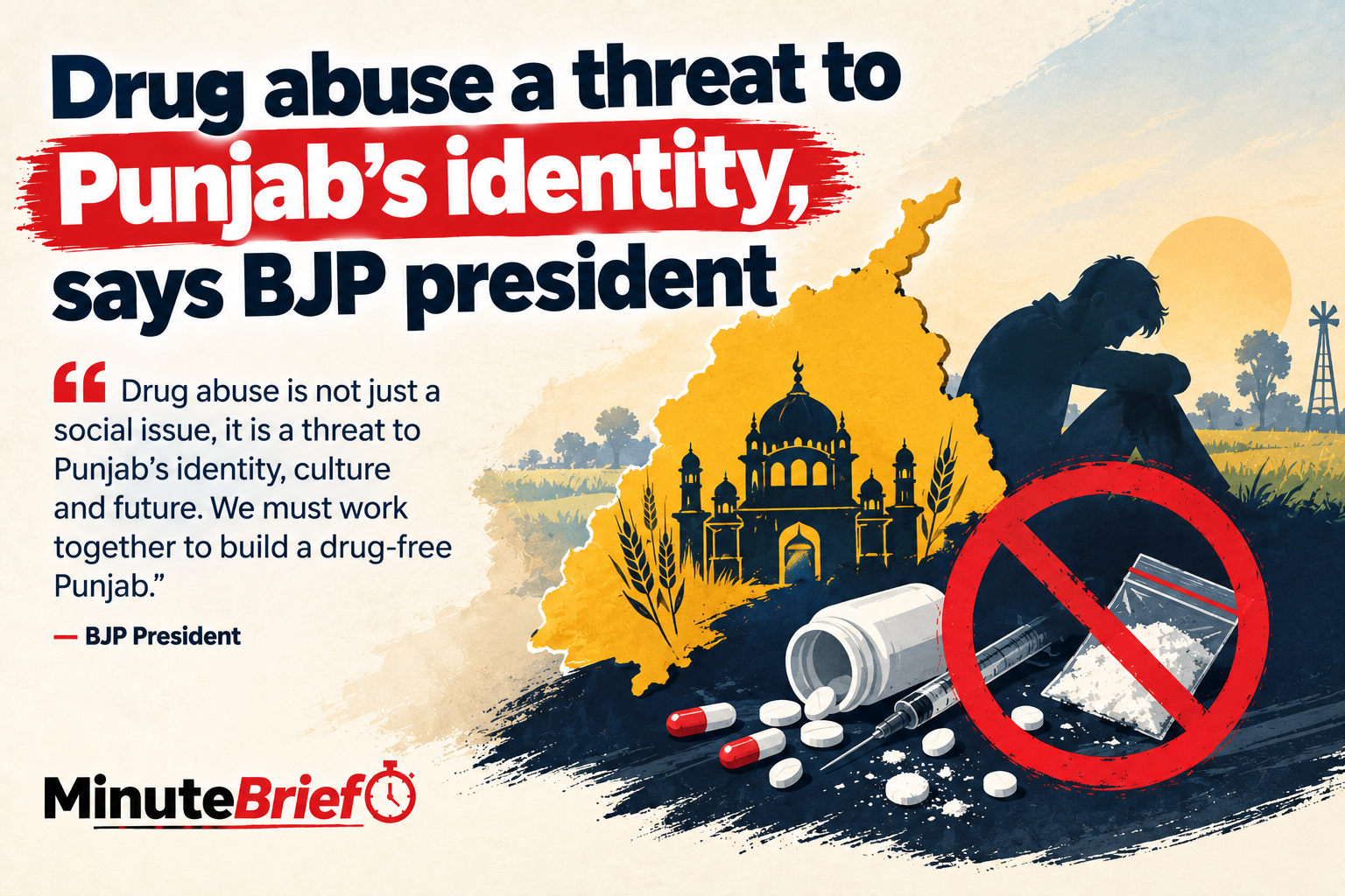 Drug abuse a threat to Punjab’s identity, says BJP president