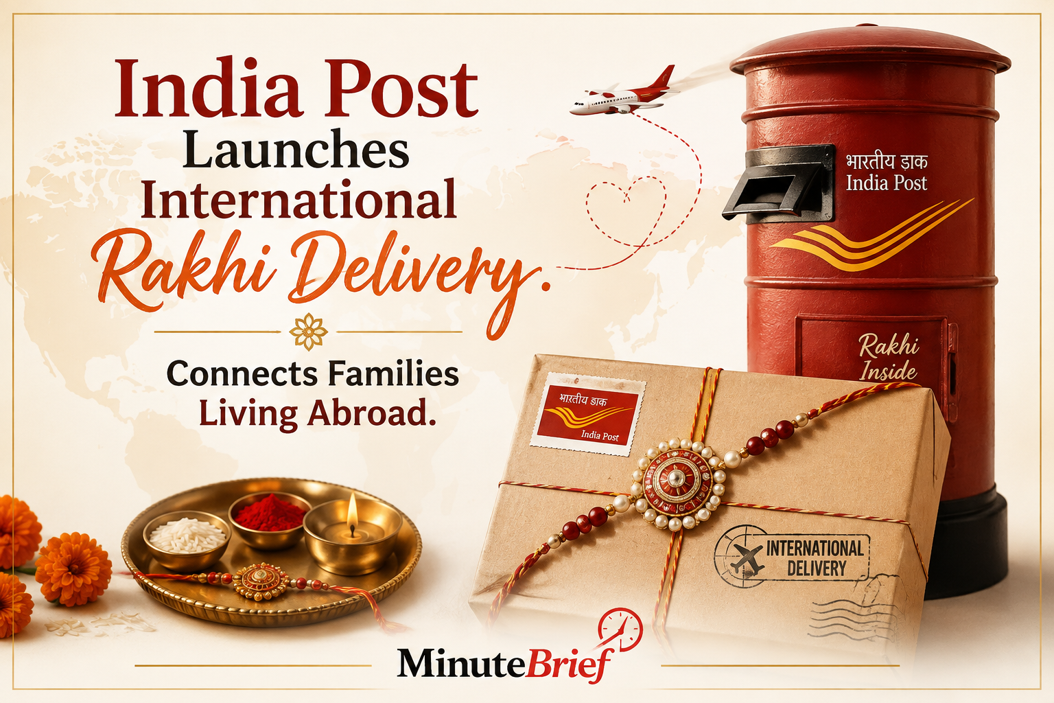 India Post Launches International Rakhi Parcel Delivery Service to Connect Families Abroad