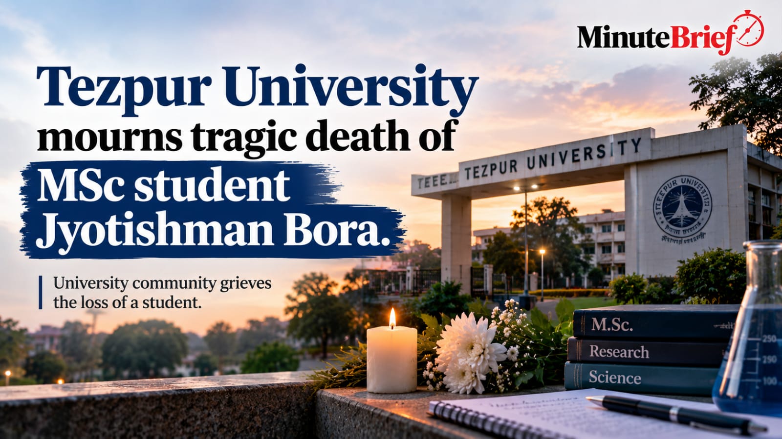 Tezpur University MSc Student Found Dead in Hostel Room, Police Probe Ongoing