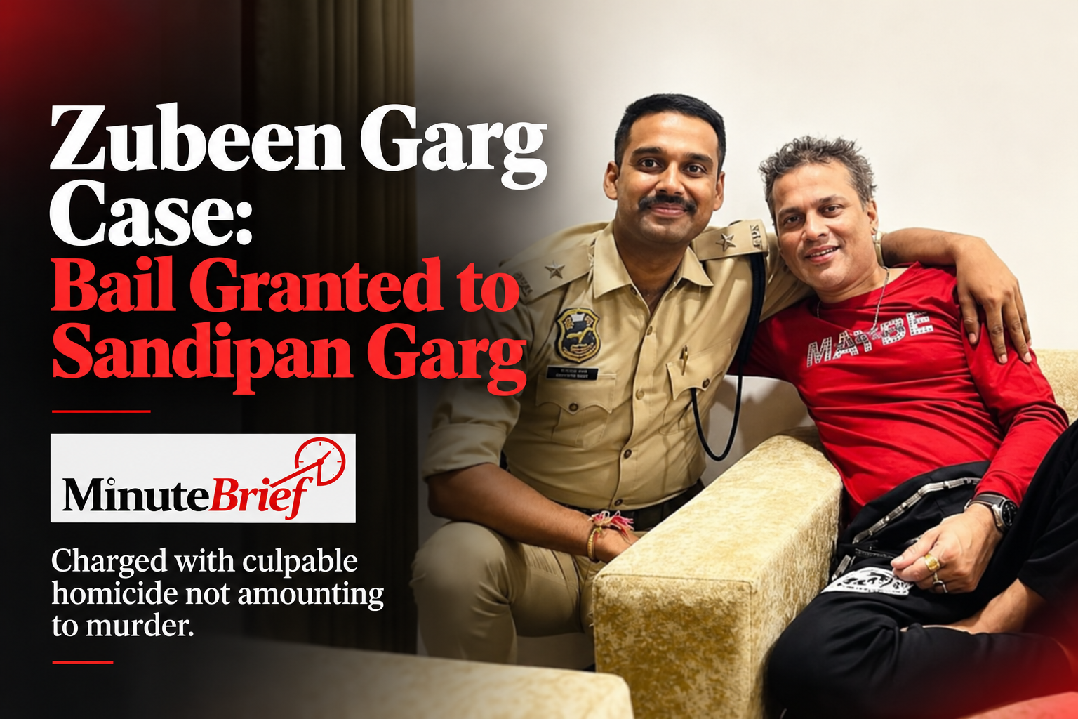 Zubeen Garg Case: Bail Granted to Sandipan Garg in Ongoing Legal Battle