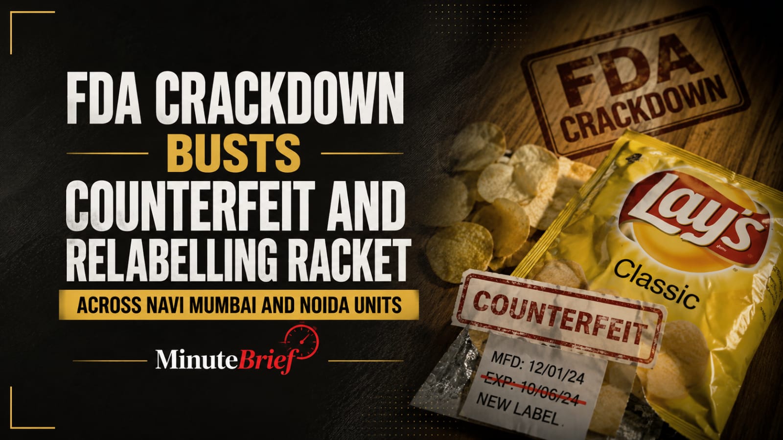 FDA Crackdown Busts Counterfeit & Relabeling Racket Across Navi Mumbai and Noida Units