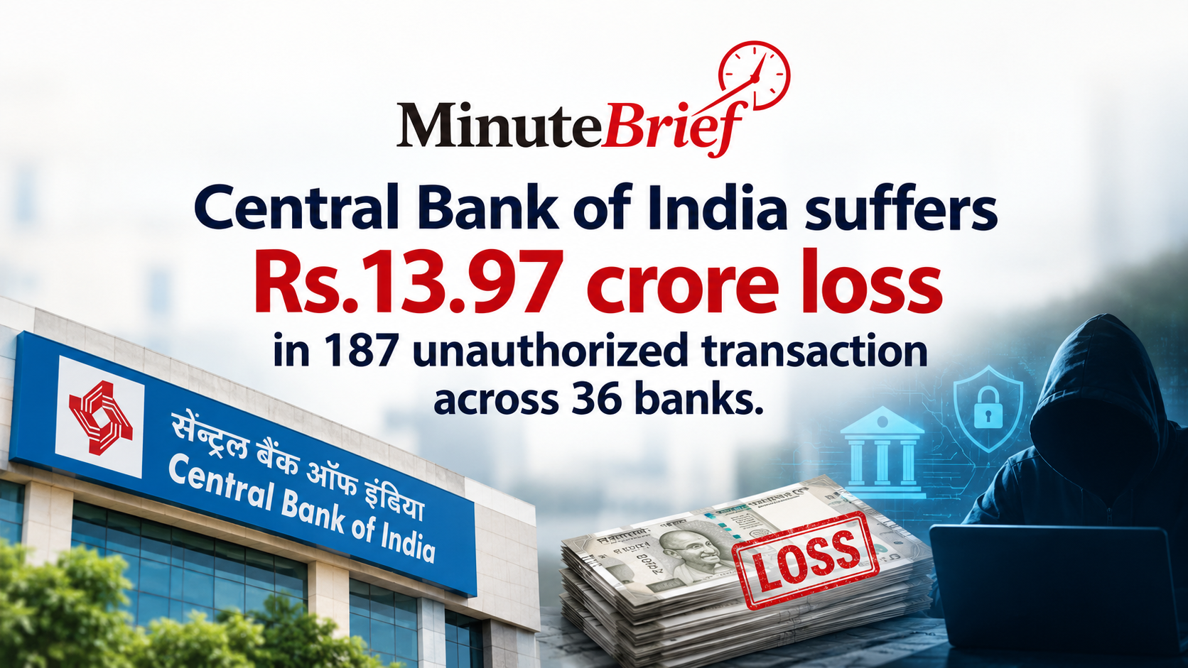 Central Bank of India Files FIR after ₹13.97 Crore Lost in Unauthorized Transactions Affecting 36 Banks