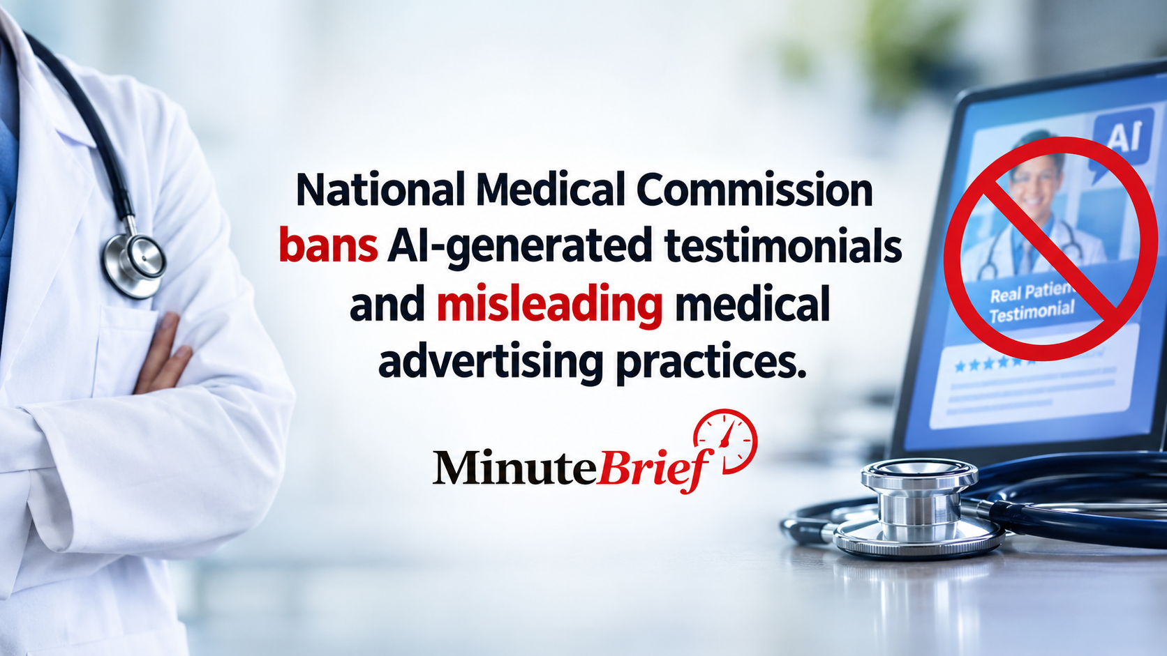 Medical Rules Tighten: National Medical Commission Prohibits AI-Generated Medical Testimonials