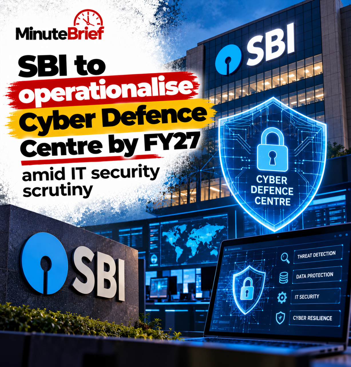 SBI to operationalise Cyber Defence Centre by FY27 amid IT security scrutiny