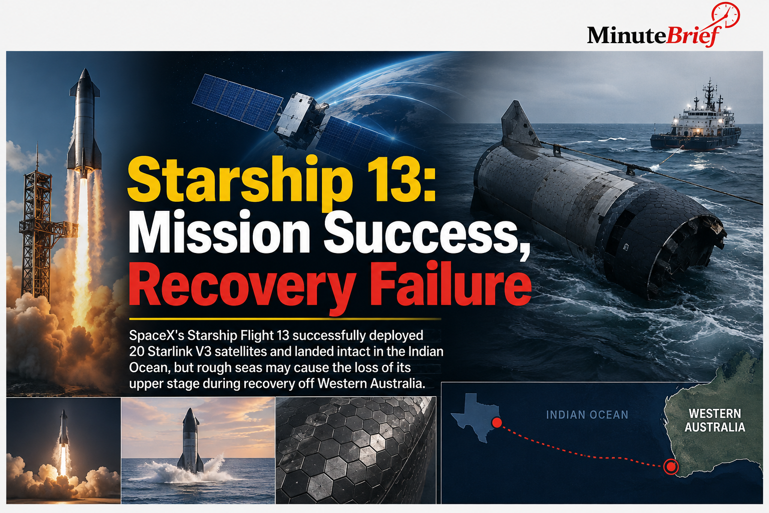 Starship 13: Mission Success, Recovery Failure
