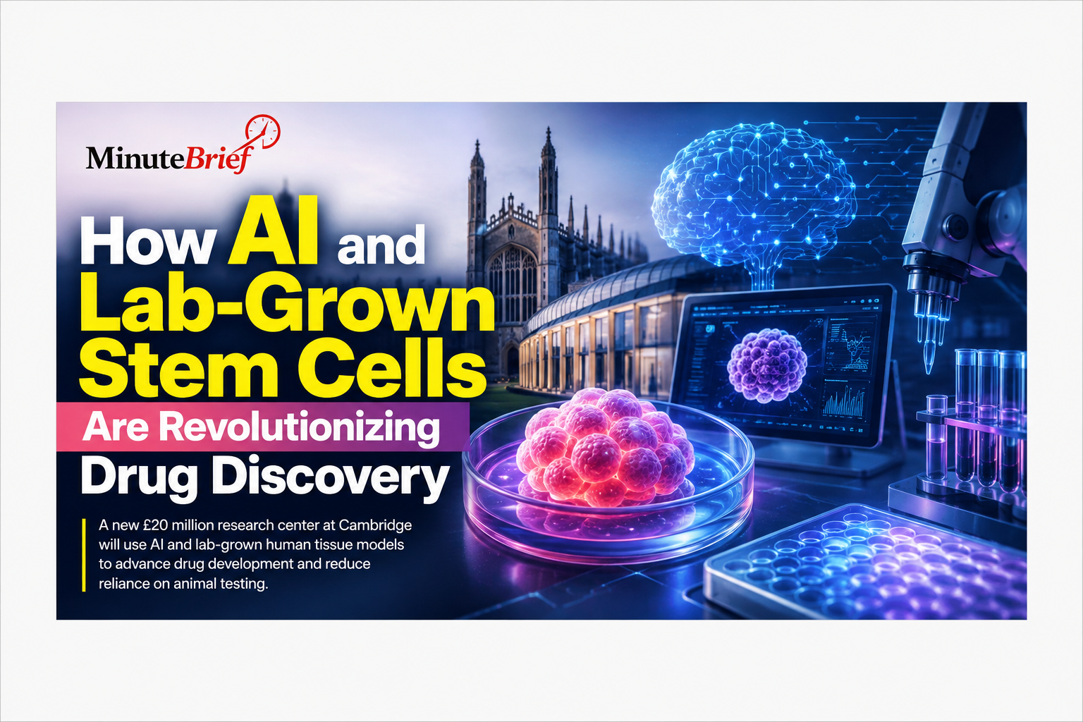 How AI and Lab-Grown Stem Cells Are Revolutionizing Drug Discovery
