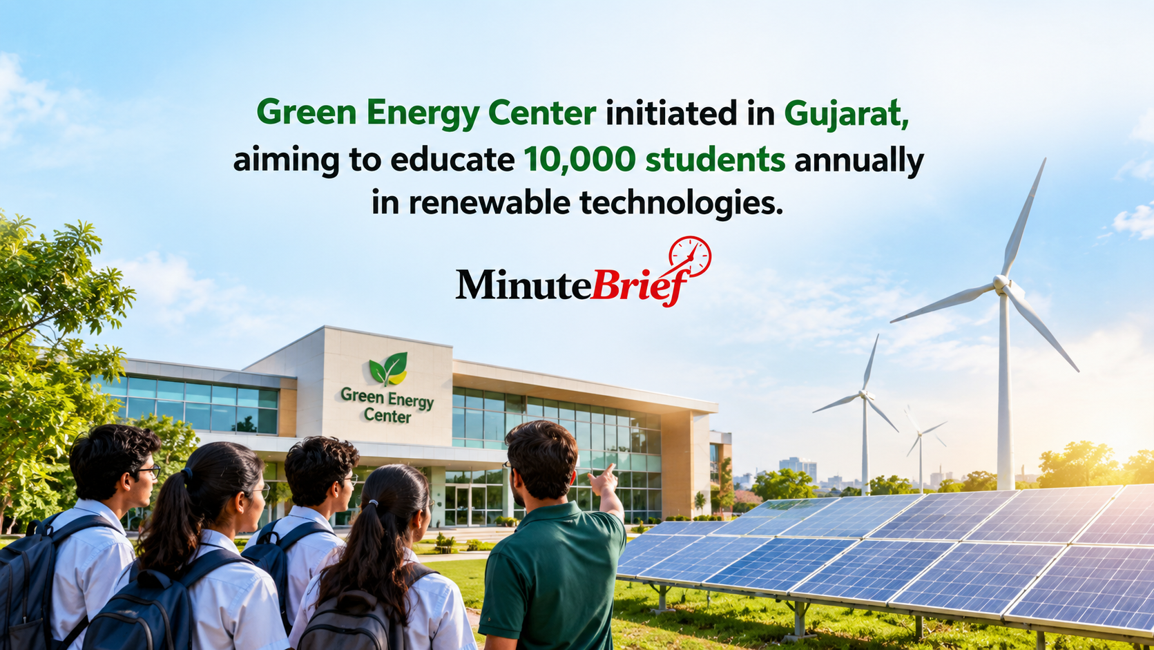 Gujarat Launches Green Energy Centre of Excellence to Advance Training in Renewable and Automation Fields