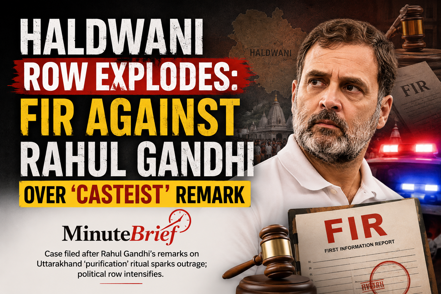 Uttarakhand Purification Row Explodes: FIR Filed Against Rahul Gandhi Over Remarks