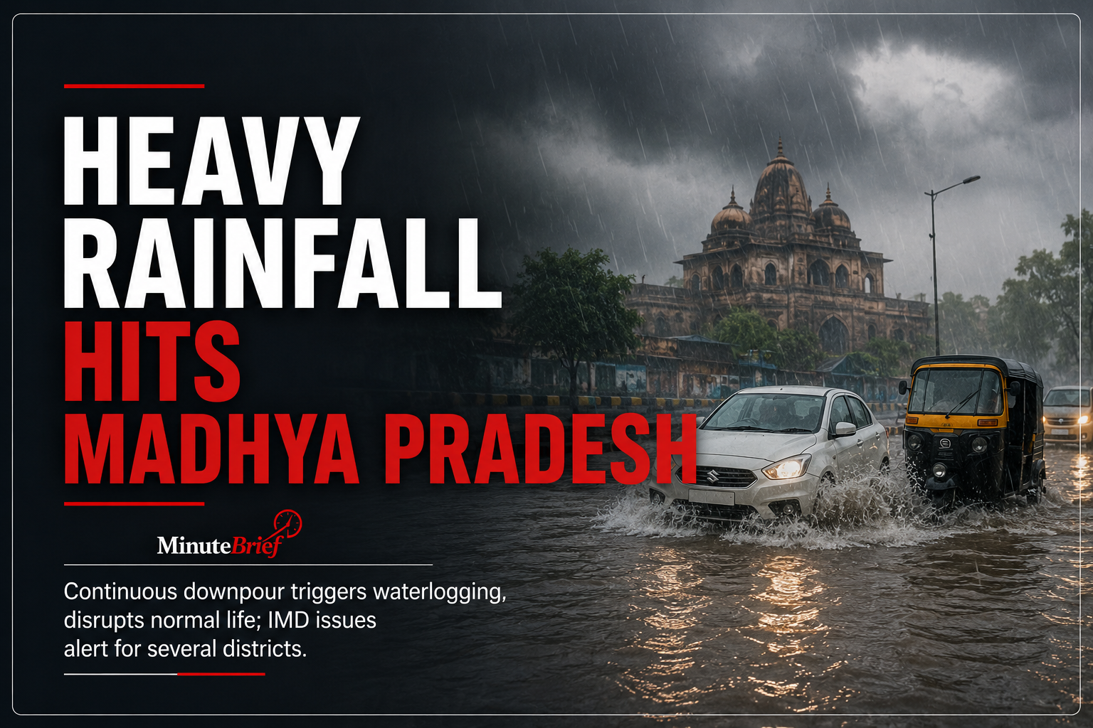 Madhya Pradesh Hit by Incessant Rainfall; 527 Rescued