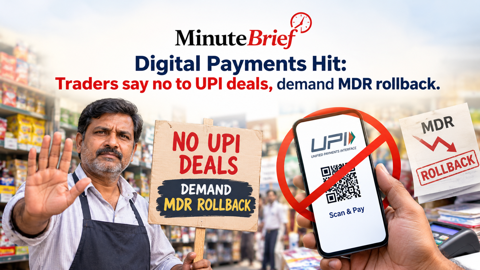 No UPI, No Deal! Traders Says No to Digital Payments, Demand MDR Rollback