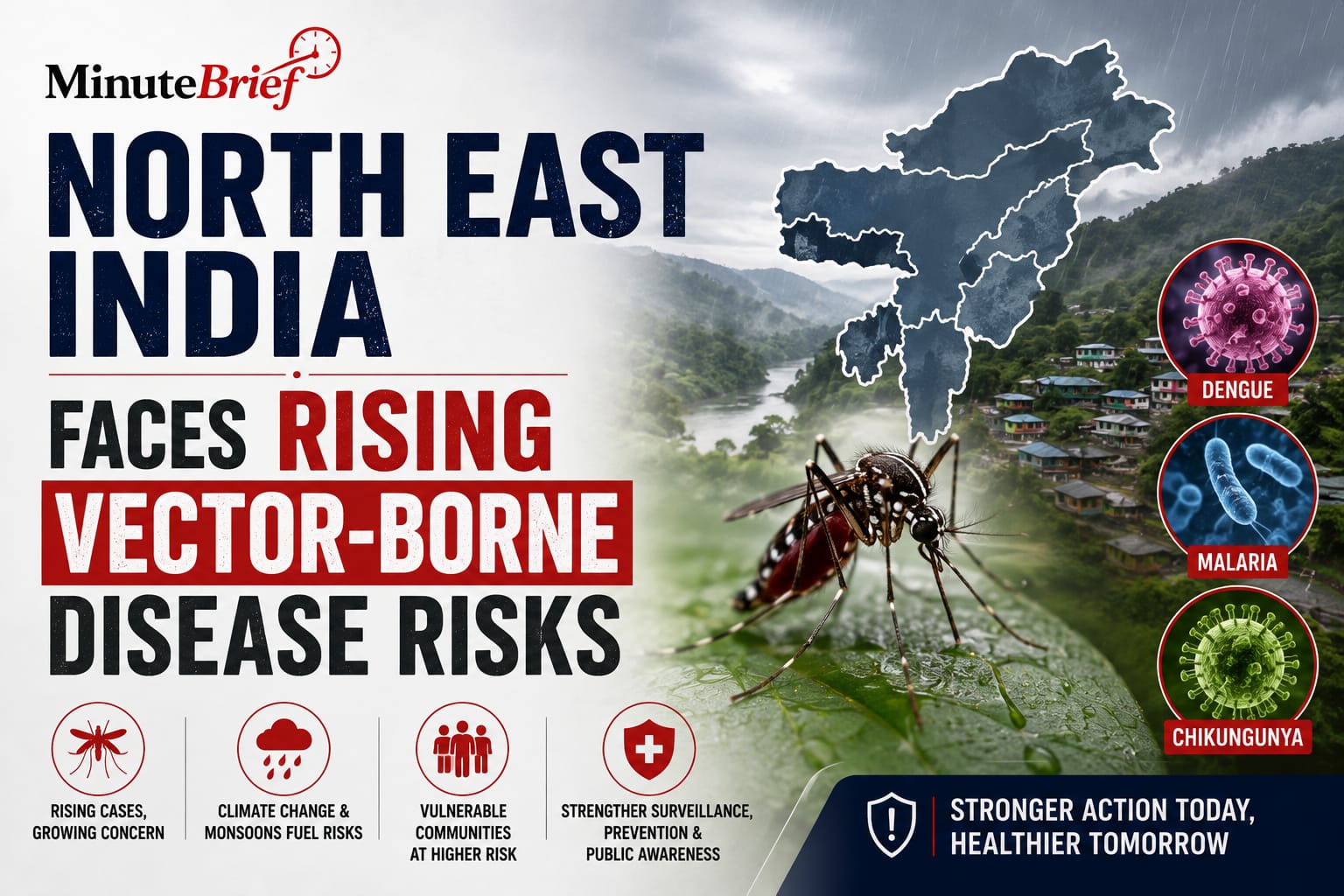 Vector-Borne Illnesses Spread to New Areas in Northeast India, Experts Report