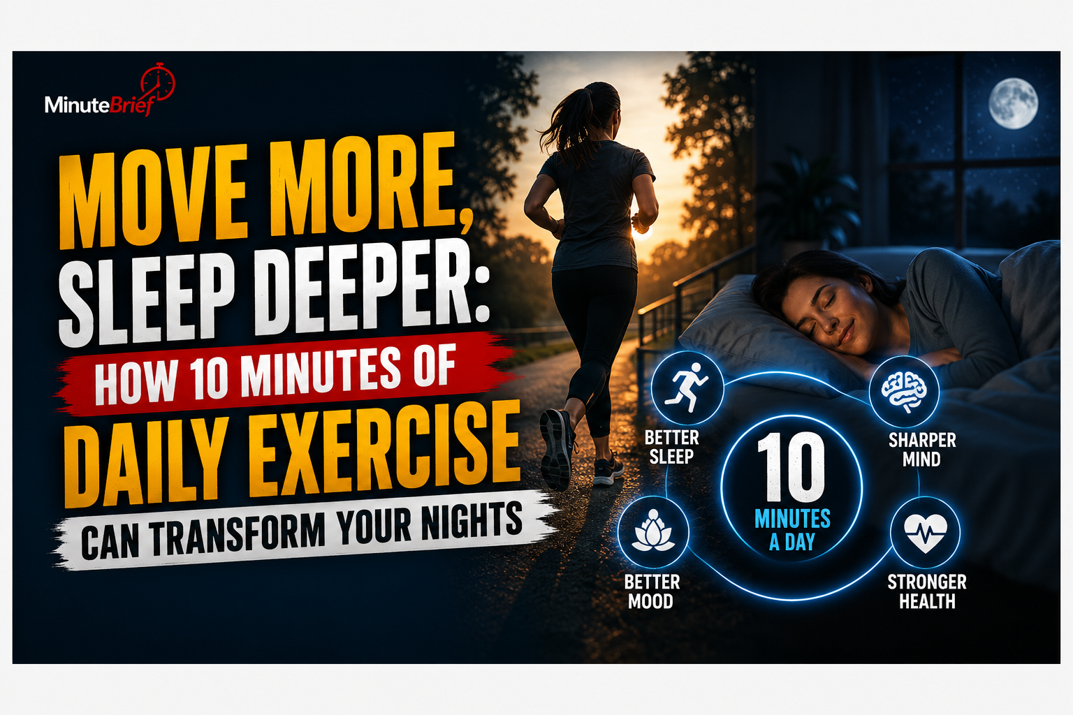Move More, Sleep Deeper: How 10 Minutes of Daily Exercise Can Transform Your Nights
