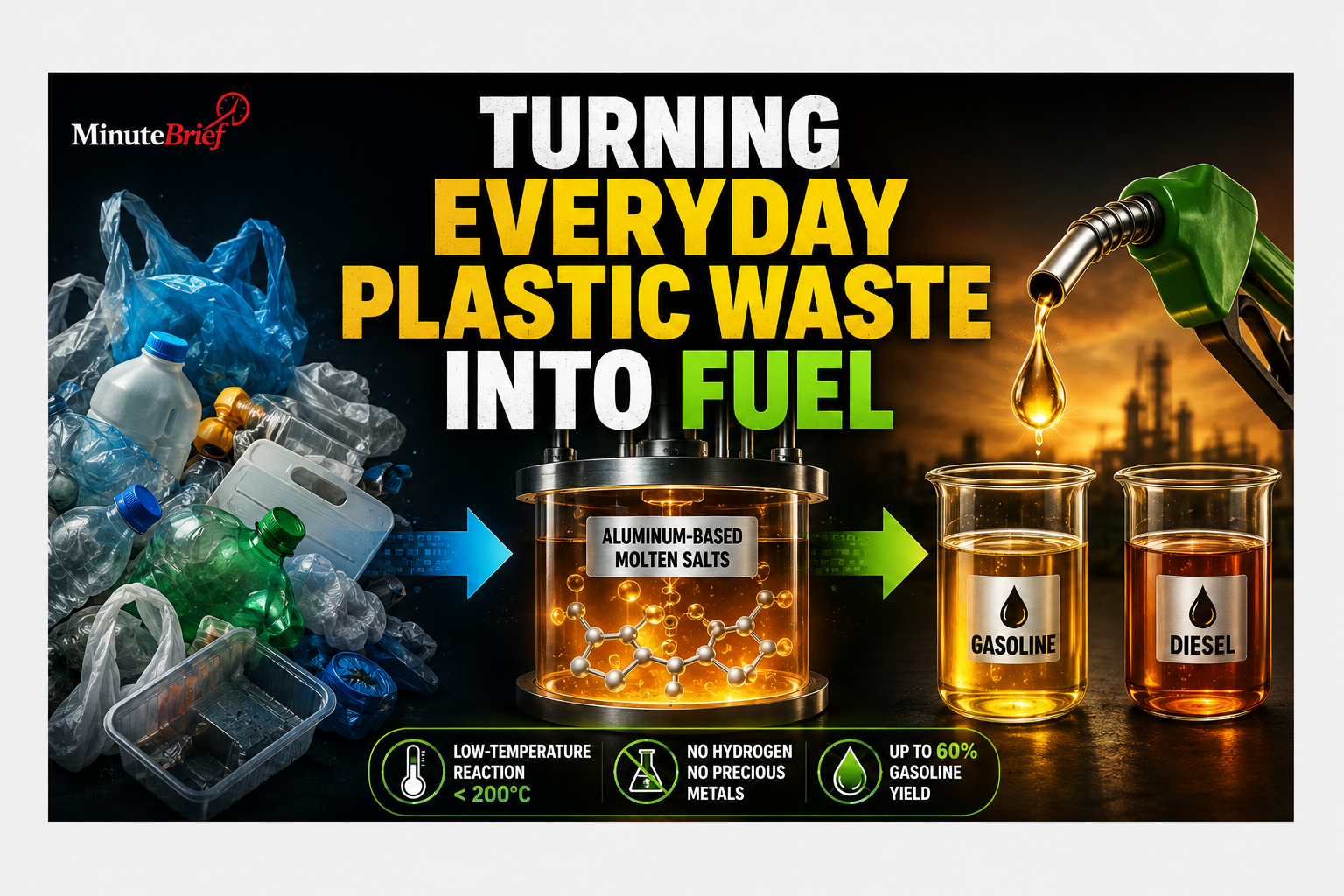 Turning Everyday Plastic Waste Into Fuel