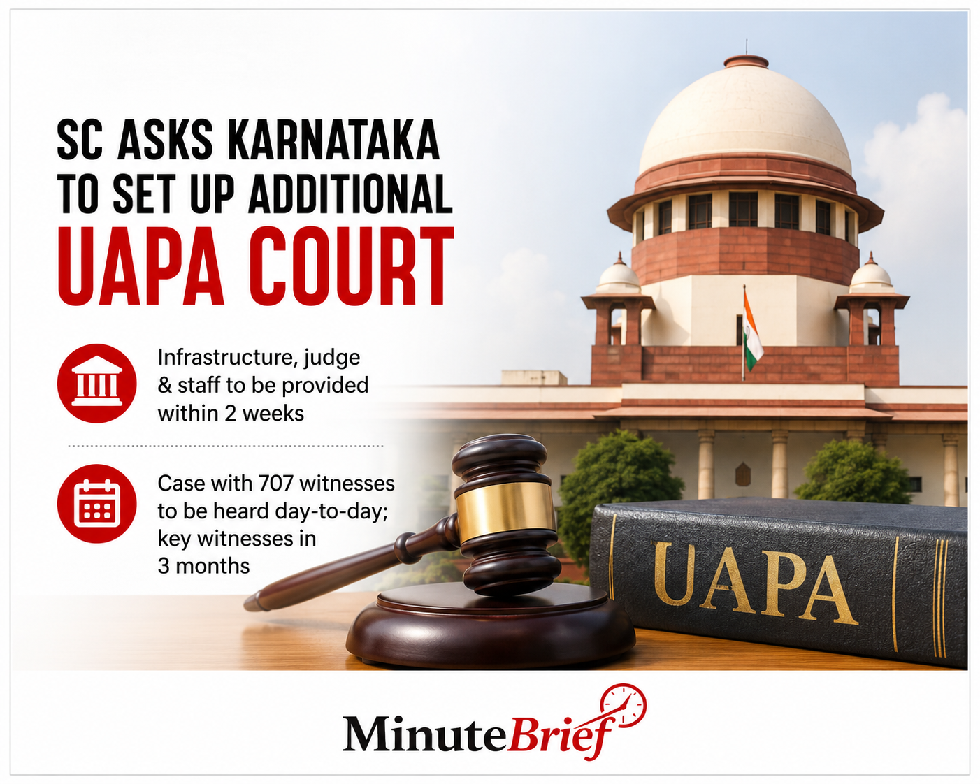 Supreme Court orders Karnataka to establish UAPA special court infrastructure