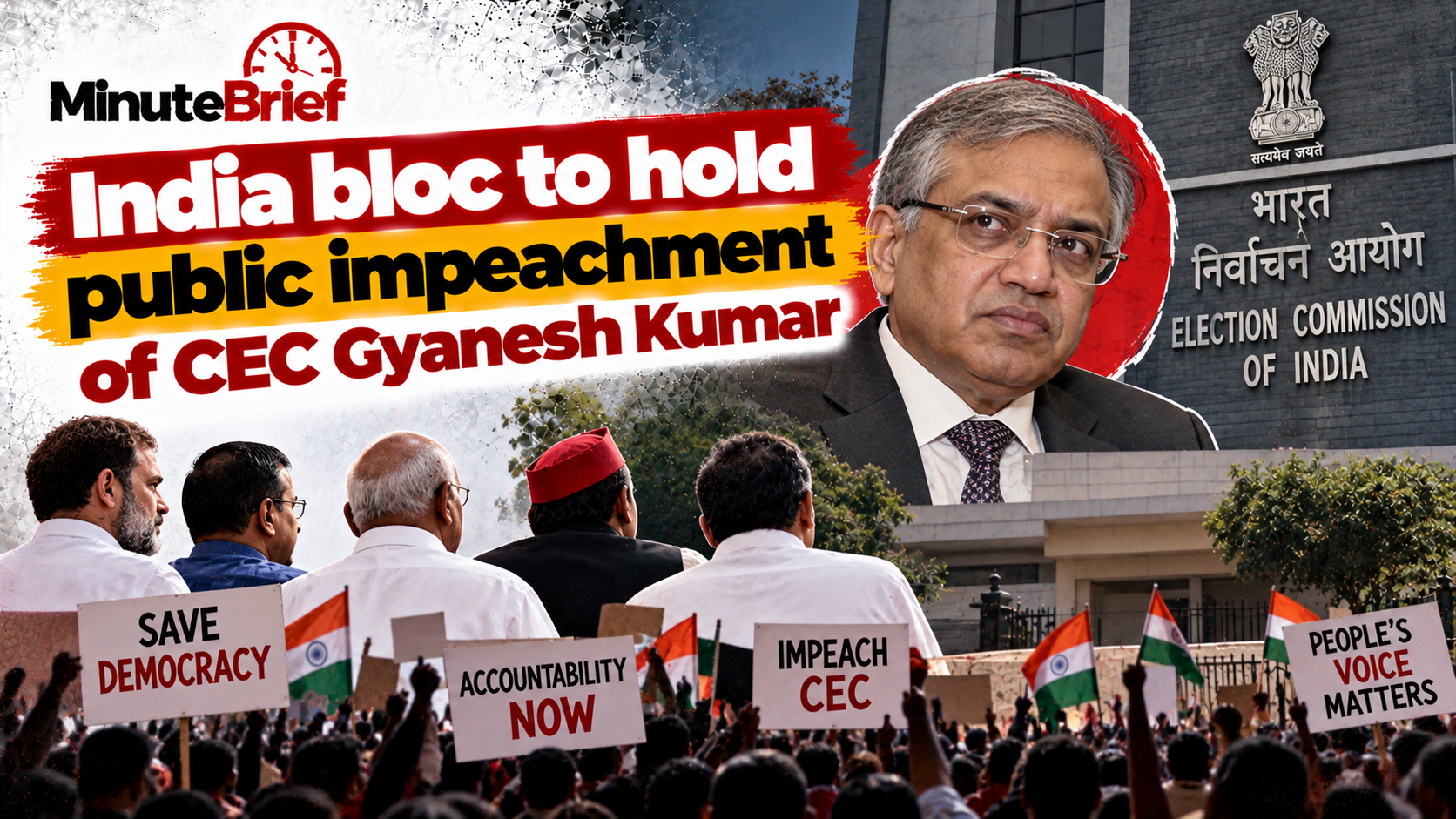 India bloc to hold public impeachment of CEC Gyanesh Kumar