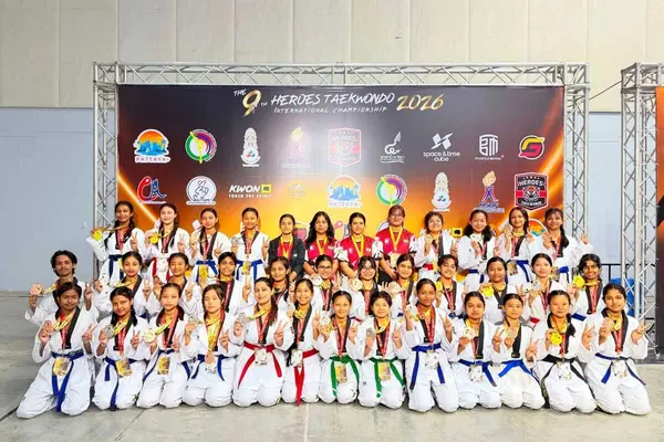India Secures 32 Medals at Heroes Taekwondo Championship