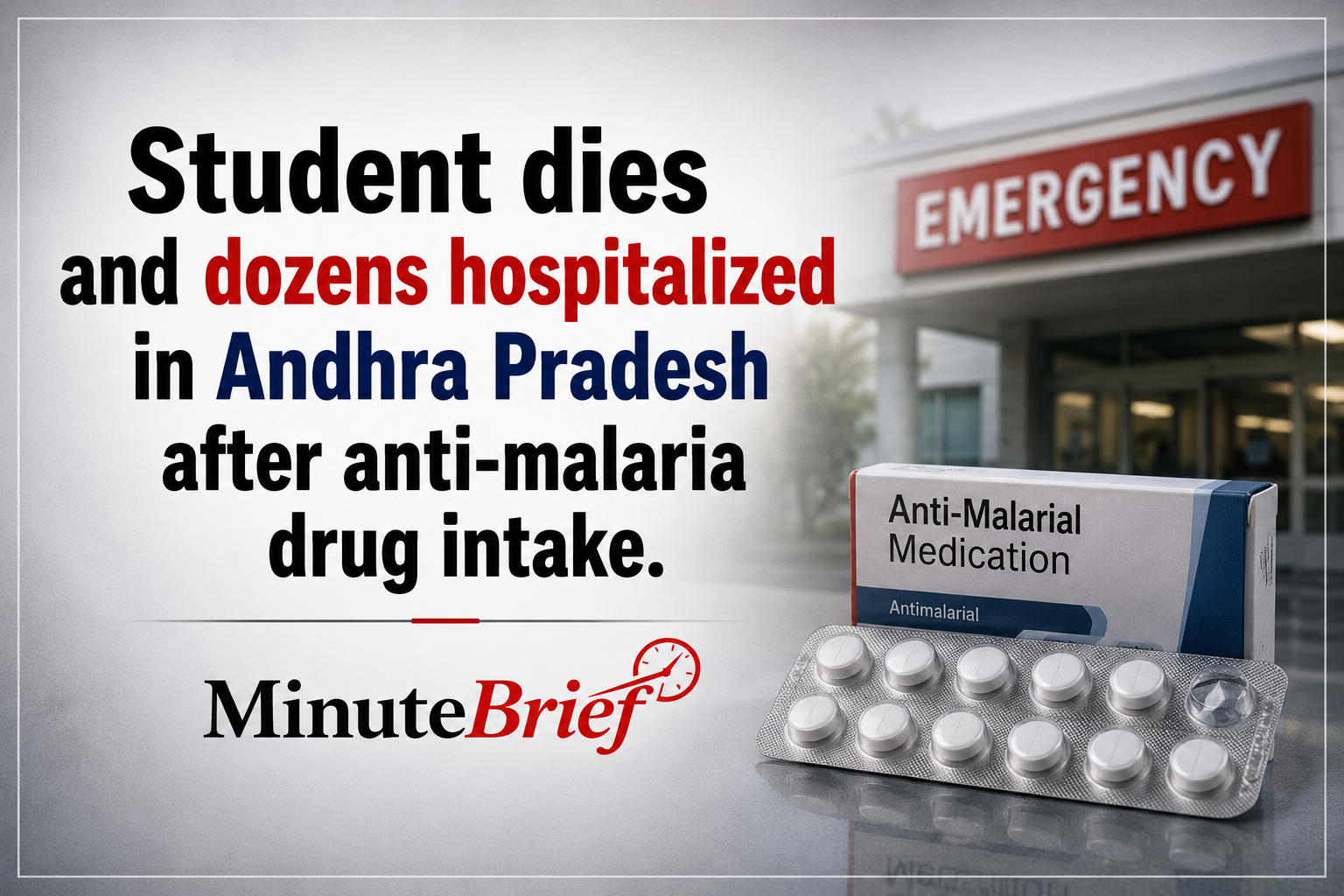 Student Dies and Over 50 Hospitalised in Andhra Pradesh After Taking Anti-Malaria Tablets