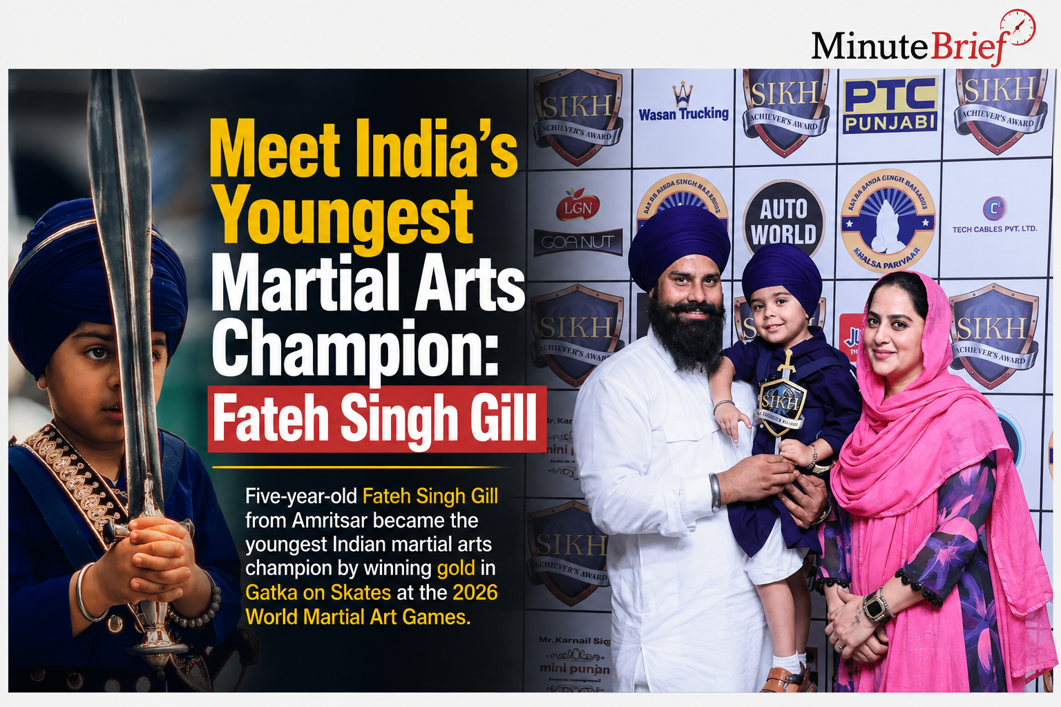Meet India’s Youngest Martial Arts Champion: Fateh Singh Gill