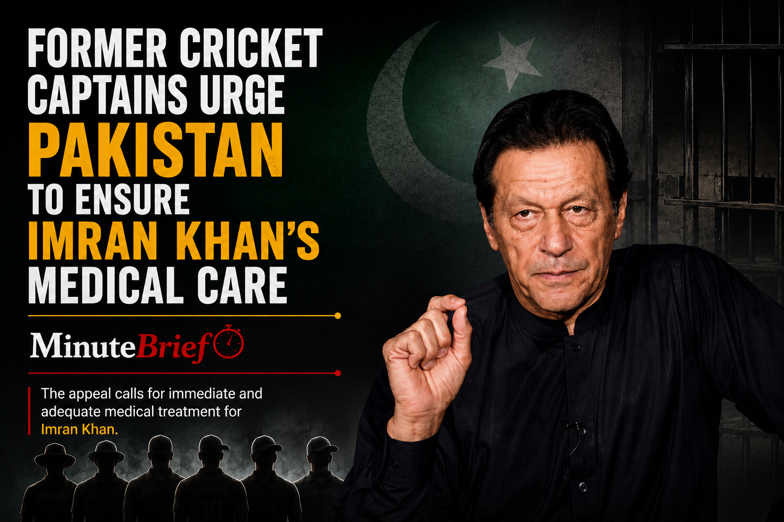 Former Cricket Captains Urge Pakistan to Ensure Imran Khan's Medical Care