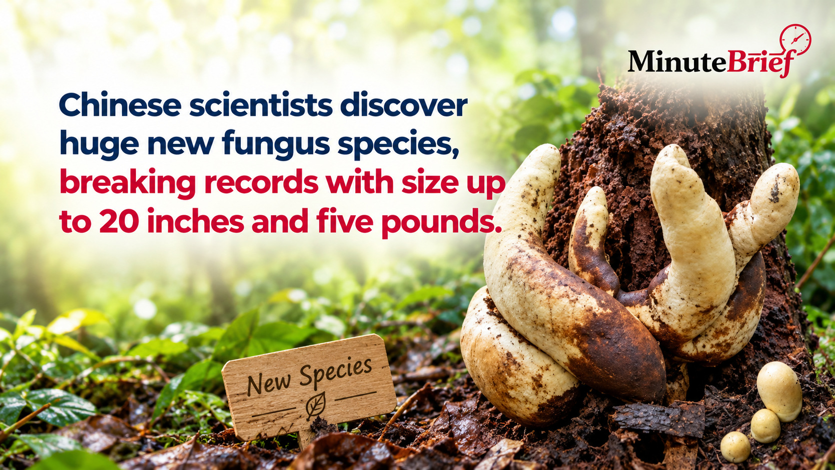 Too Big to Ignore! Scientist Discovered a Massive 20-inch Fungus
