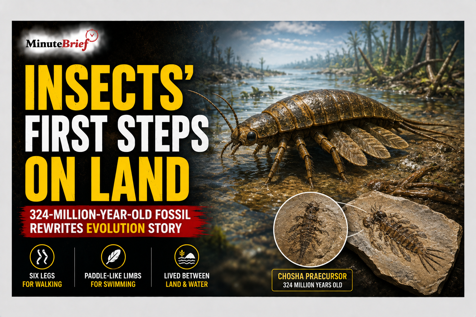 Insects First Steps On Land