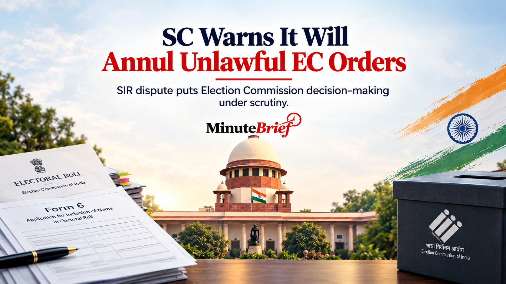 Supreme Court to Annul Unlawful Election Commission Orders in SIR Case