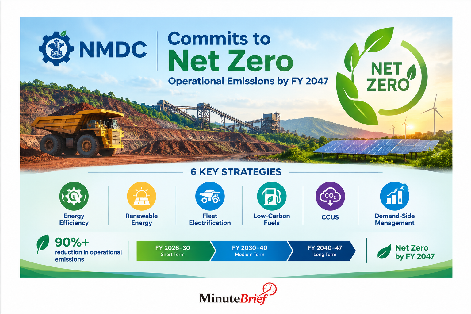 India's NMDC Targets Net Zero Operational Emissions Through 2047 Roadmap