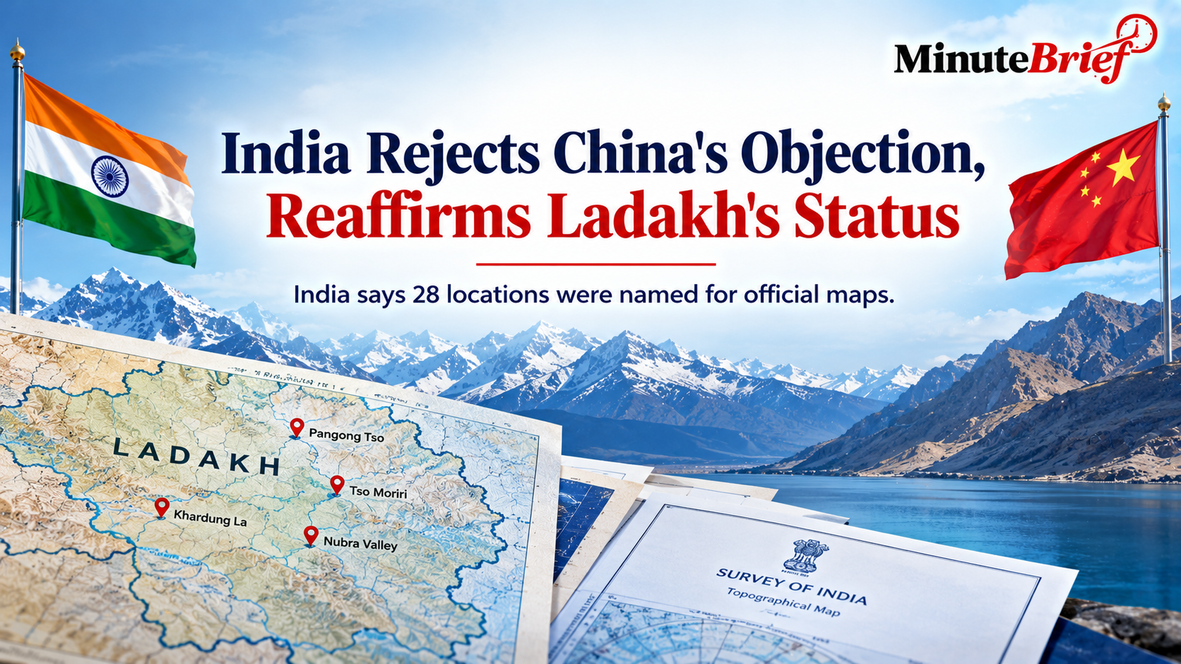India Rejects Chinese Objections, Reiterates Ladakh's Sovereign Status After Standardization of Local Names