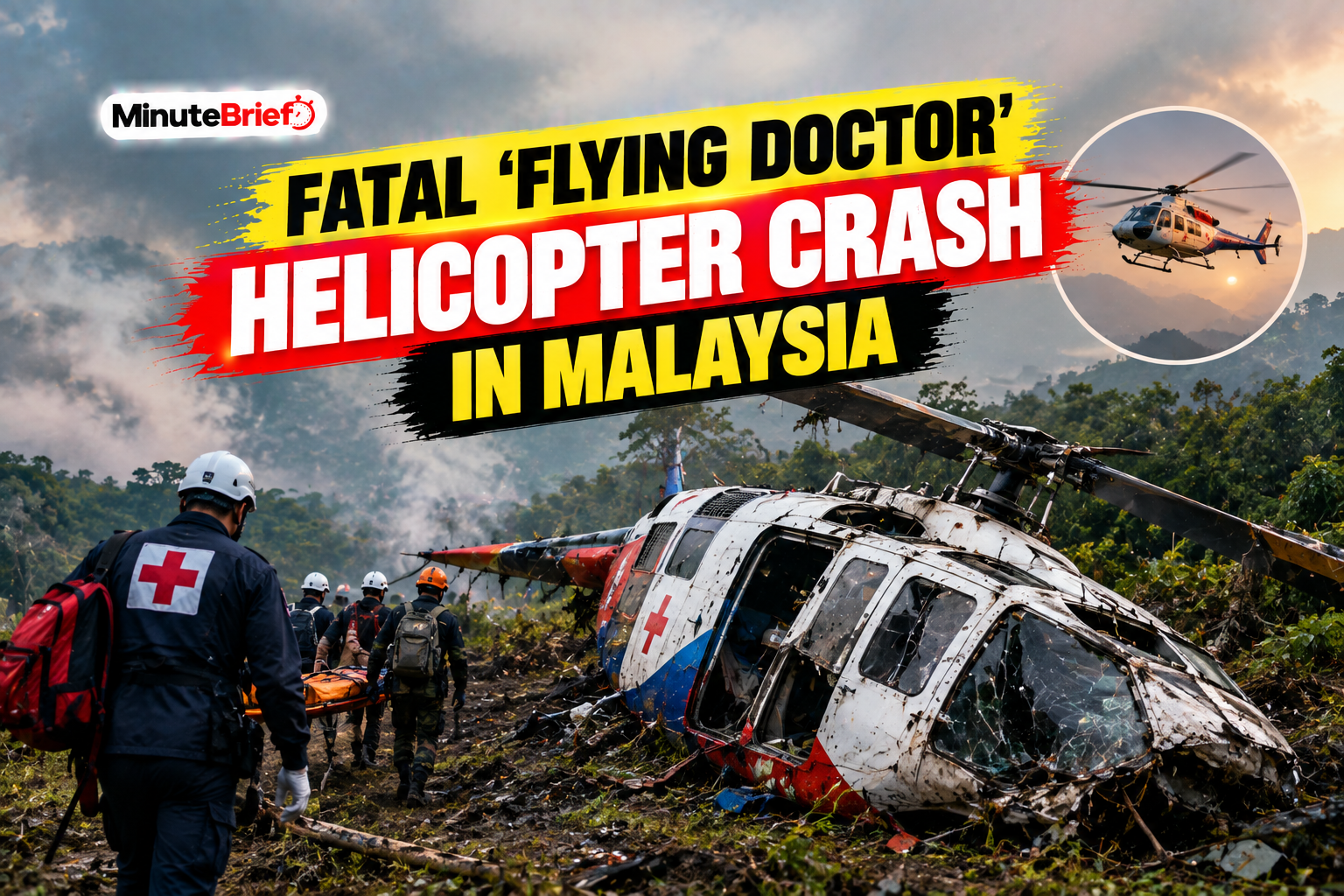 Fatal 'Flying Doctor' Helicopter Crash in Malaysia