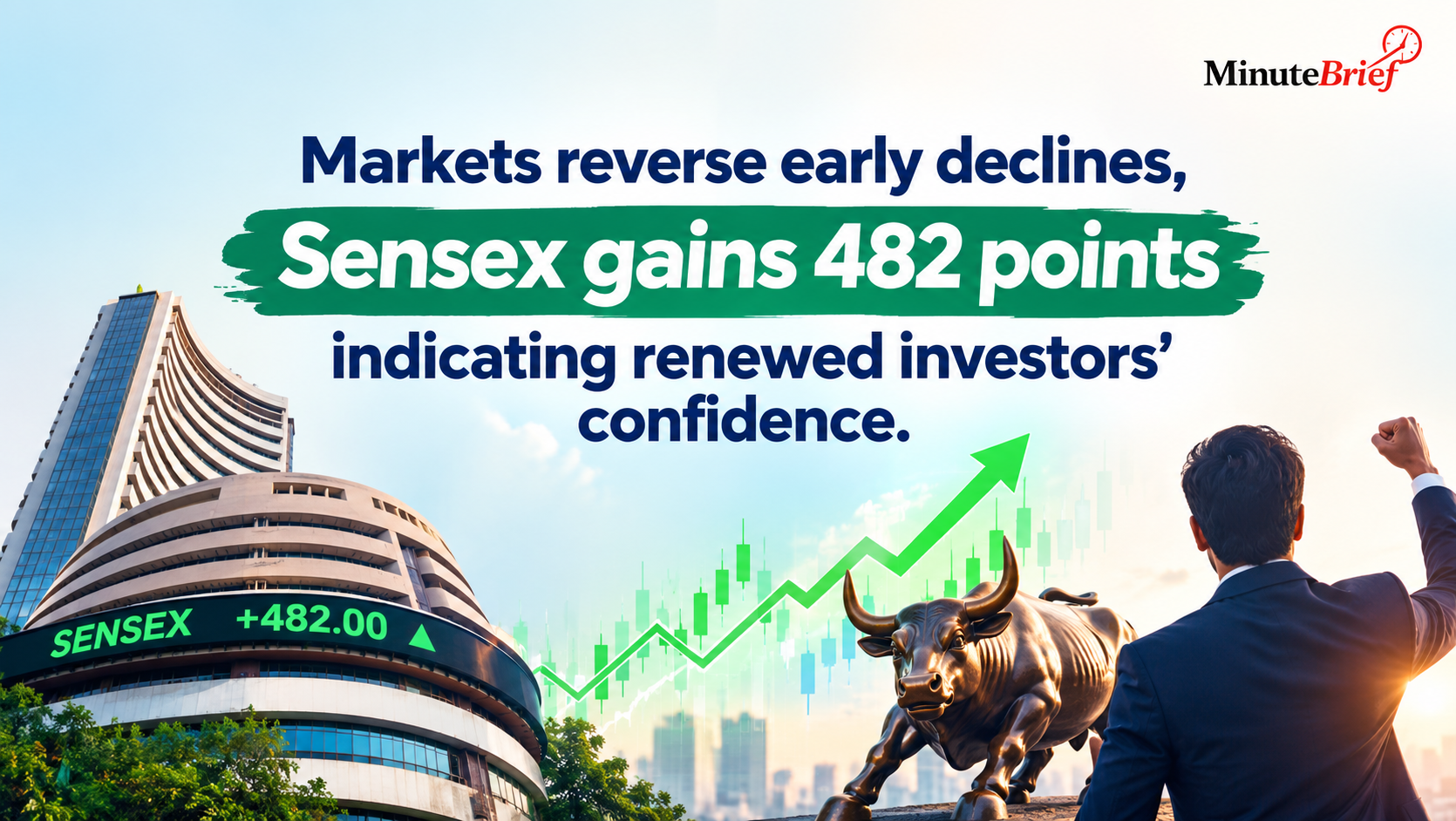 Indian Stock Markets Bounce Back With Sensex Surging Nearly 483 Points on October 26