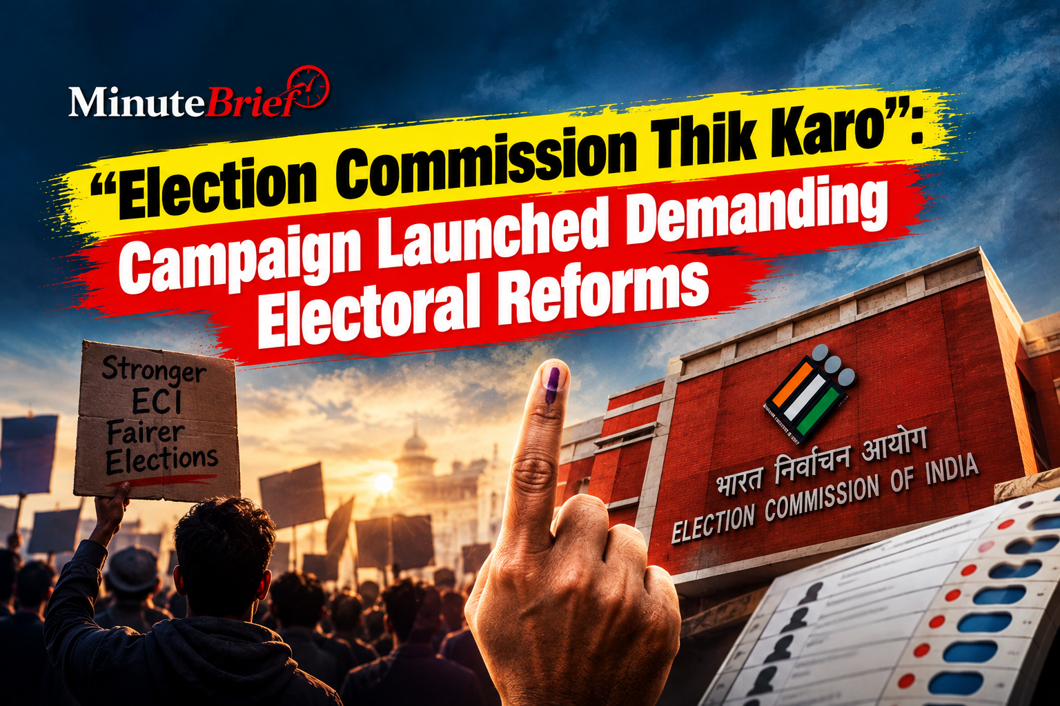 "Election Commission Thik Karo": Campaign Launched Demanding Electoral Reforms