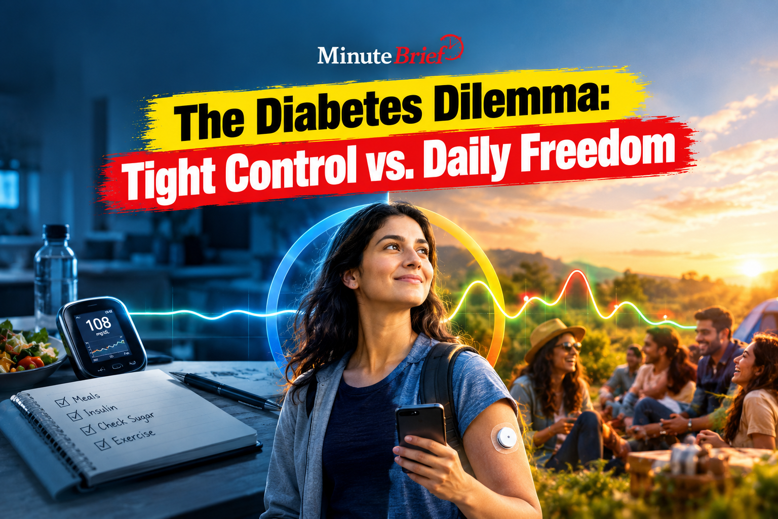 The Diabetes Dilemma: Tight Control vs. Daily Freedom
