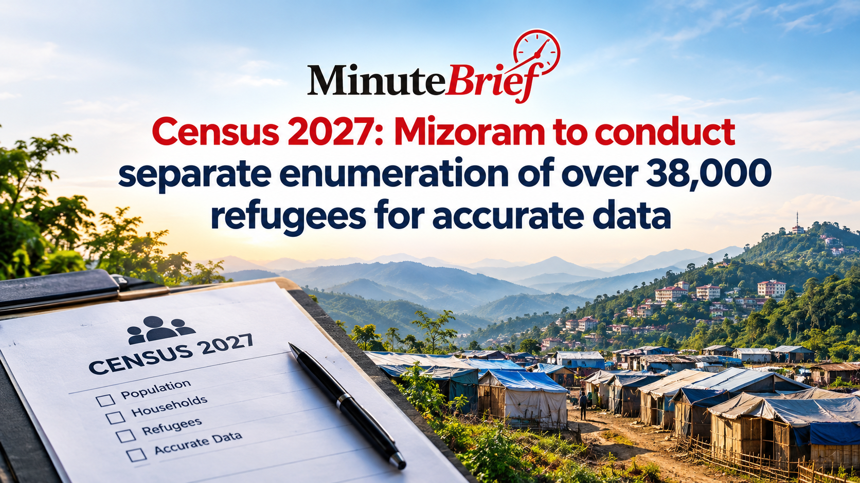 Census 2027: Refugees from Bangladesh, Myanmar, and Manipur to Be Counted Separately in Mizoram