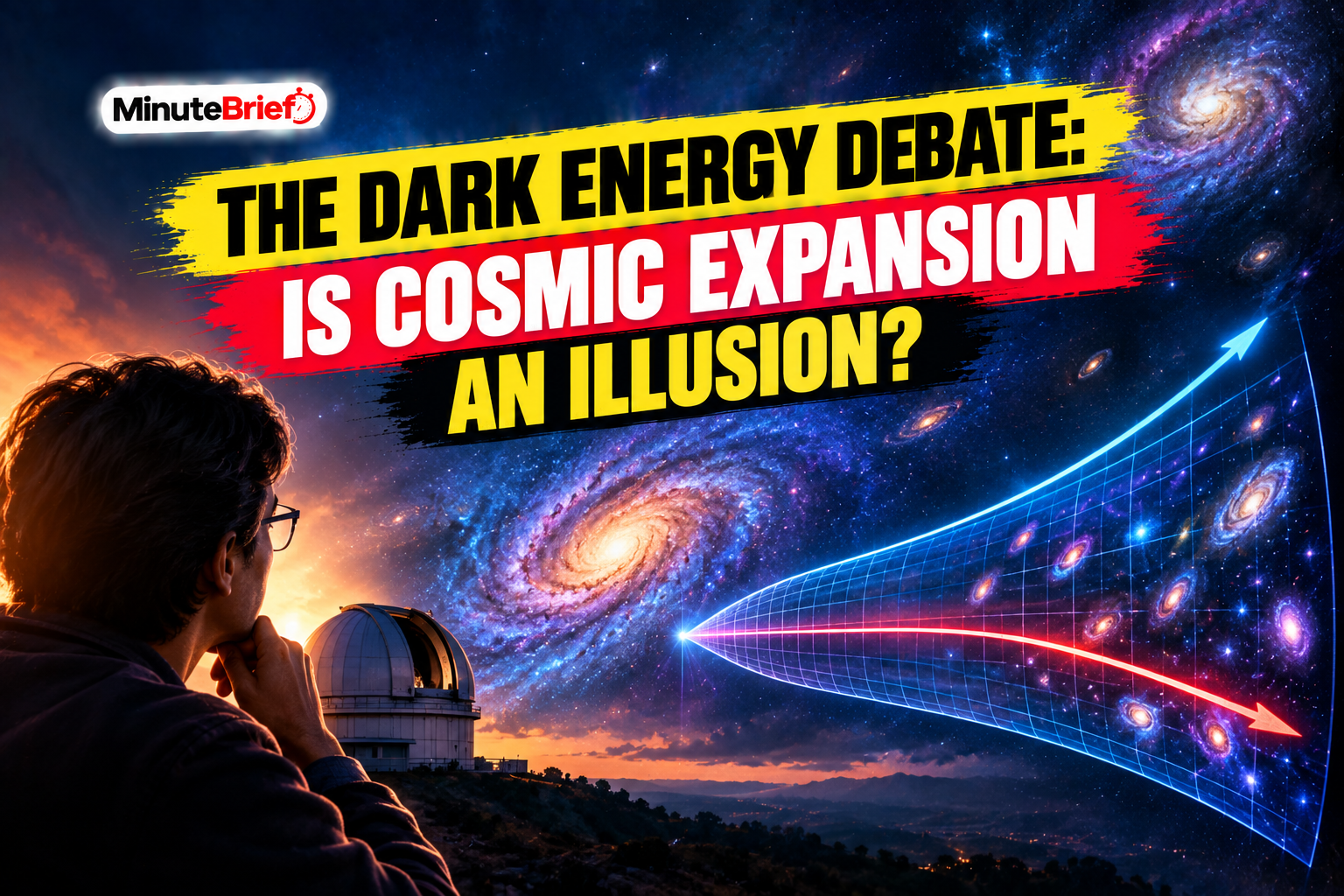 The Dark Energy Debate: Is Cosmic Expansion an Illusion?