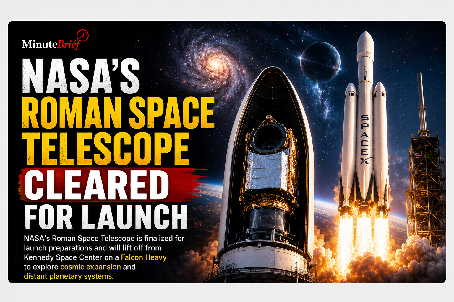 NASA's Roman Space Telescope Cleared for Launch