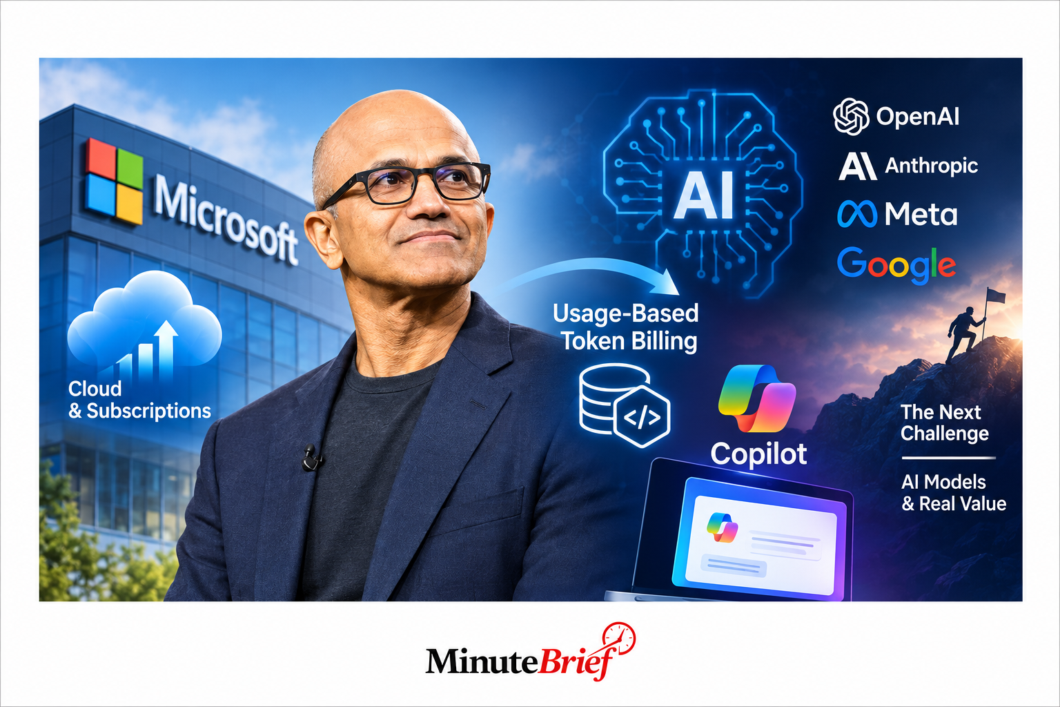 Satya Nadella Leads Microsoft’s Bold Shift Toward AI-Driven Business Model